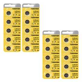 Toshiba CR1216 Battery 3V Lithium Coin Cell (20 Batteries)