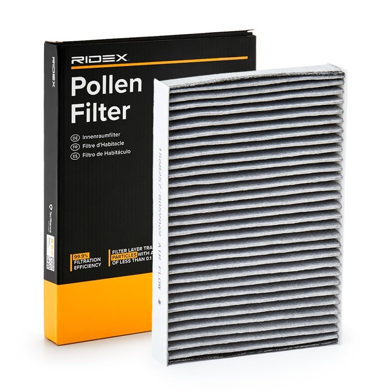 RIDEX 424I0271 Cabin Air Dust Filter, Pollen Filter, Micro Filter