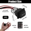 Self-Locking Waterproof Rocker Switch Polarity Reverse Switch Toggle Switch Micro