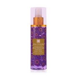 SPA CEYLON Blue Water Lily Body Spray | Aquatic Fruity Floral Mist for Women | Ethereal Scent with Musk | Amber & Vanilla