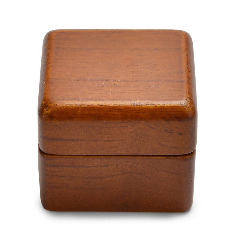 Oirlv Wooden Ring Box Vintage Ring Box for Engagement Anniversary