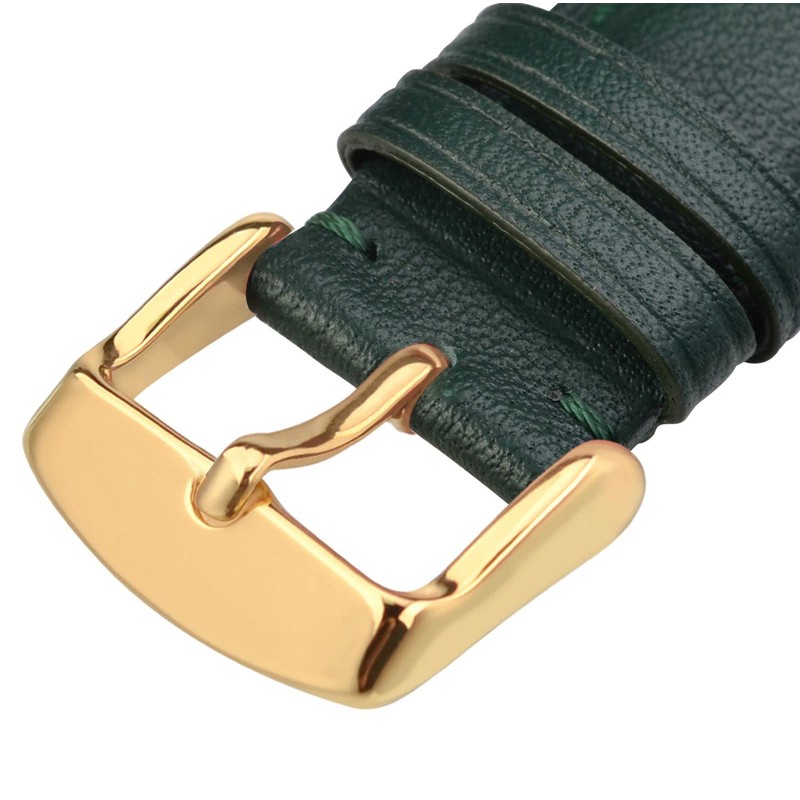 WOCCI 18mm Vintage Leather Watch Band for Men and Women,