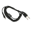 Mini XLR 5 Pin Plug to GA Dual Plugs Headset