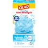 Glad ForceFlex MaxStrength Tall Kitchen Drawstring Trash Bags, 13 Gallon,