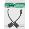 InLine® S-VGA cable, InLine®, black, 15HD M/M, 0.3m