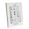 Happy Homewares Traditional 40th Anniversary Clock in White Epoxy with