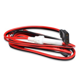 TWAYRDIO CB Radio Power Cable 4.9ft 2-Wire 3-Pin Power Cord for Cobra Uniden CB Radios