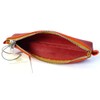 Sonnenleder High-Quality Pencil Case "KAFKA" Colour: Red/Orange *Genuine Leather*