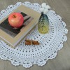 kilofly Handmade Crochet Round Cotton Lace Table Placemats Doilies Value