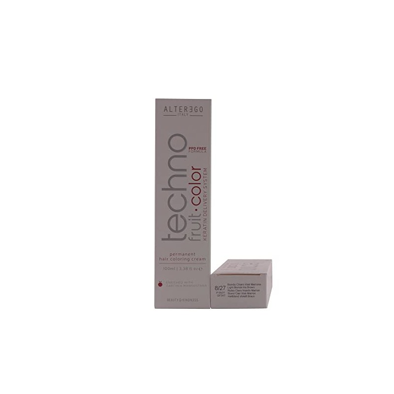 Technofruit Color 8/27 Light Blonde Iris Brown 100 ml, 8/27