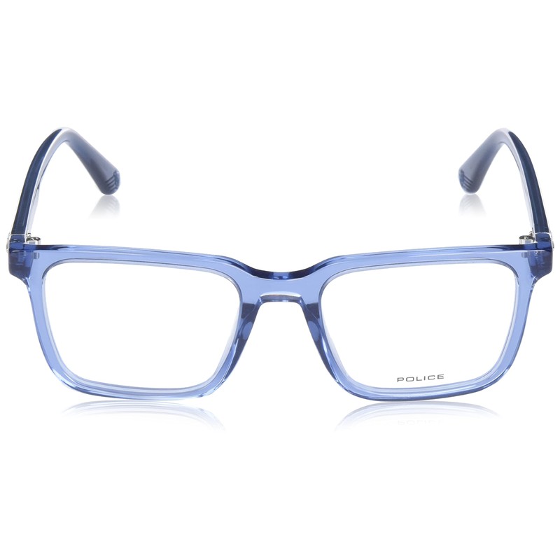 Police Unisex Sunglasses, Shiny Transp Blue
