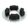 420 32T 50mm Rear Sprocket with Cushion Rubber Wheel Sprocket