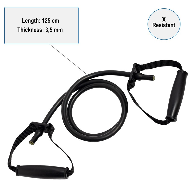 Gima 47054 Latex Tube with Handles, 125 cm x 3.5