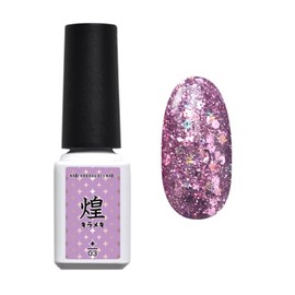 Kirameki Gel Nail Color Gel Effect Powder Glitter Hologram Popular Self Gel Nail Easy (Karameki ★ Kirameki [3])