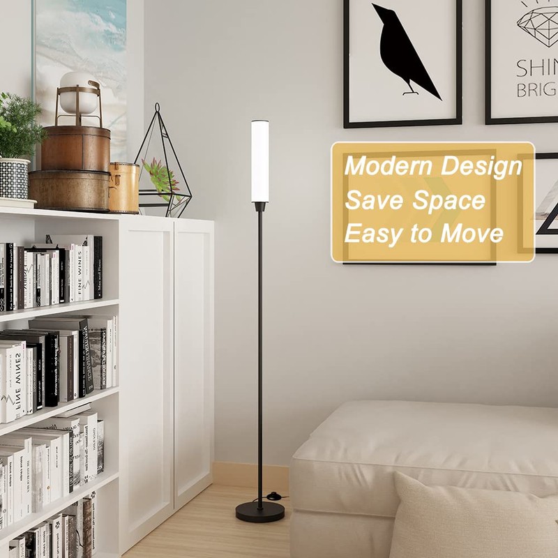Nukanu Floor Lamp with Remote Control,Bright Floor Lamps for Living