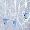 Adorox 2.5'' Blue Acrylic Baby Pacifier Shower Favor (Blue (36