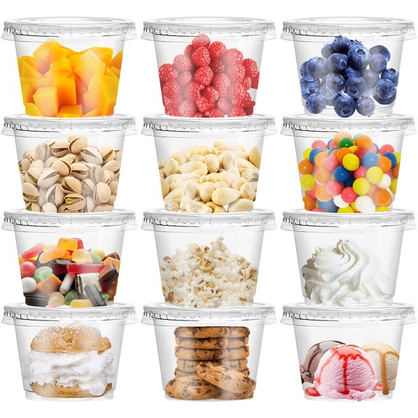 Qinsihwn Qinsihwn 50 Pack 8 OZ Disposable Plastic Cups with