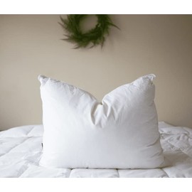 Pillowtex 95/5 Duck Feather and Down Pillow for Sleeping - Firm Pillow Perfect for Side Sleepers! Standard Size