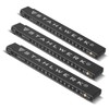STAHLWERK Ruler Set of 3 2 Metres Precise Plastic Folding