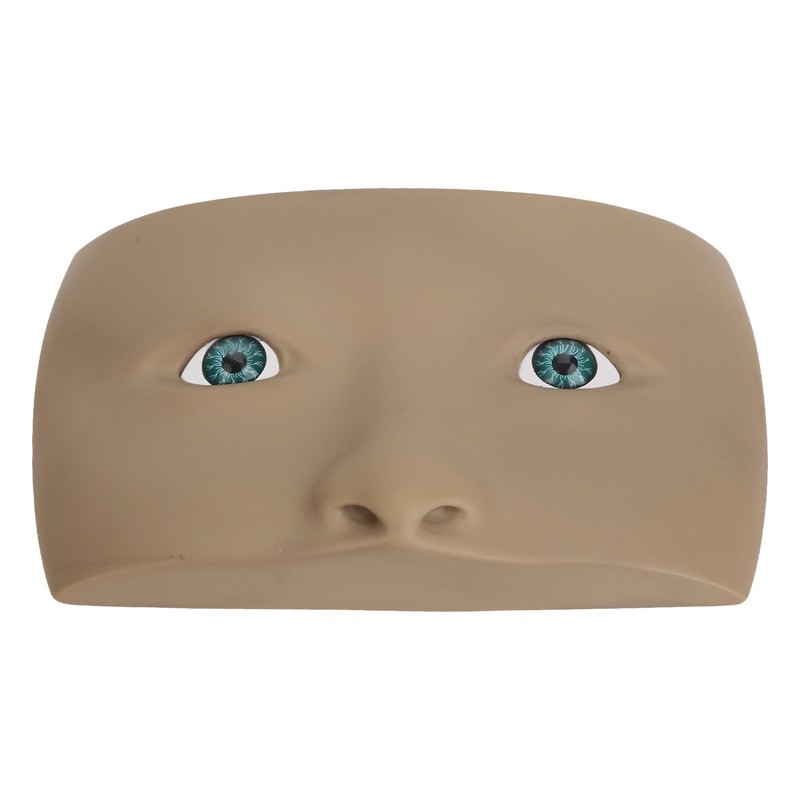 Makeup Practice Face Board 3D Realistic Eye Painting Practice Plastic