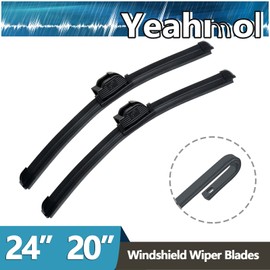 Yeahmol 24"&20" Windshield Hybrid Wiper Blades Fit For Toyota Camry 2007-2011