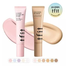 Gita 티핏 프라이머 + 스킨 커버 비비 크림 2종세트 Tipit Primer + Skin Cover BB Cream 2-Piece Set [Delicate Silk Veil/BN01 Light]
