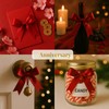 100pcs Red Gift Wrap Bows - 3.3 Inch Elegant Bows