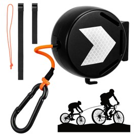 ueslwser Bicycle Tow Rope Children, 2 m Bicycle Pull Rope Children, Fits All Handlebars, 264 lbs Retractable Tow System, Traction Rope for Children's Bicycles, E-Bikes, Children's MTB Bike