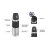 Thermos Stainless Steel Vacuum Insulated Hydration Bottle, 530ml, Stainless Steel,