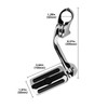 VG MOTO Motorcycle 1.25" Long Angled Highway Footpegs Adjustable Foot