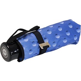 Cachemir Mini Pocket Umbrella Stable Stormproof Dots, blue, Super mini umbrella with hand opener