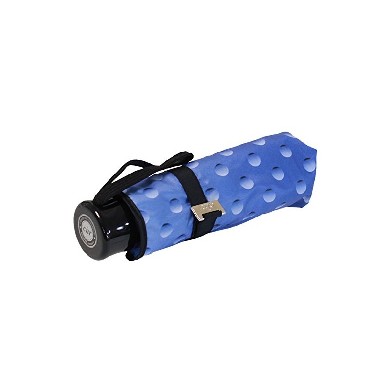 Cachemir Mini Pocket Umbrella Stable Stormproof Dots, blue, Super mini