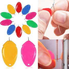 10 Pcs Needle Threaders, Hand Machine Sewing Tool for Hand Sewing, Sewing Crafting Knitting Craft Quilting DIY, Easy Insertion Needle Threader,Five Color