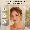 Braided Headband Set - Braided Headband - Satin Scrunchie -