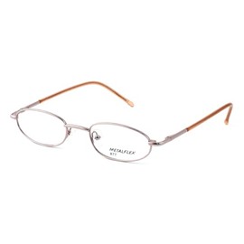 Calabria Metal Flex KIDS TT Oval Blue Light Blocking Reading Glasses +3.00 Pink Girl 46mm