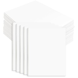 Golden State Art, White Foam Boards 25 Pack 8.5x11 Foam Core Board, 1/8" Thick Acid Free Foam Poster Board for Modeling, Billboard, Projects, Paintings and Display