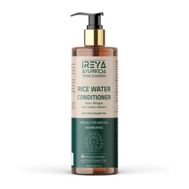 Acondicionador Capilar De Agua De Arroz Con Extracto De Amla Y Bhringraj | Para Un Cabello Suave, Sedoso Y Con Textura | Acondicionador Anticaída | Acondicionador Nutritivo Para Un