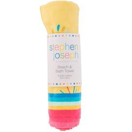 Stephen Joseph, Unisex Kids Summer Beach Bath Towel, Sunshine, One Size (SJ1232)