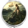 NewCharms Mermaid Ship Compact with Mirrors - Perfect Pocket and