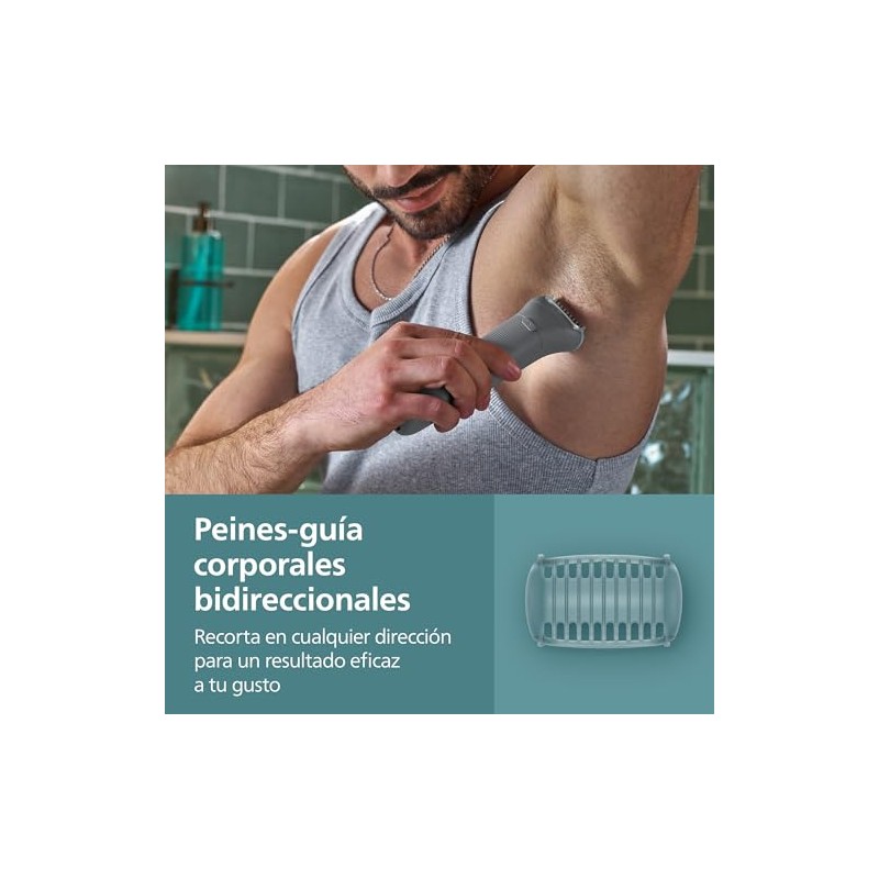 Philips Bodygroom Afeitadora Corporal Sistema Triple Protect Para Hombre