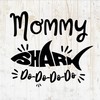 6 in Mommy Shark Quote Sticker - Mum Mothers Day