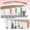 JIHXYER Pack of 20 Colourful Small Hanging Window Hooks Door