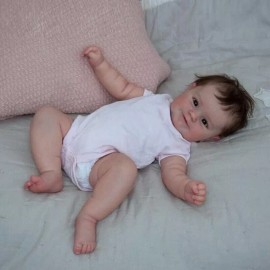 Auxtoo Muñeca bebé reborn realista de juguete 50 cm Auxtoo