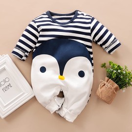 Bambinos Penguin Babysuit Romper (0-3 Months)