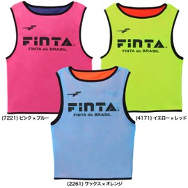 Finta FT3030 Reversible Bibs Junior Size (1 Piece), (4171) Yellow x Red