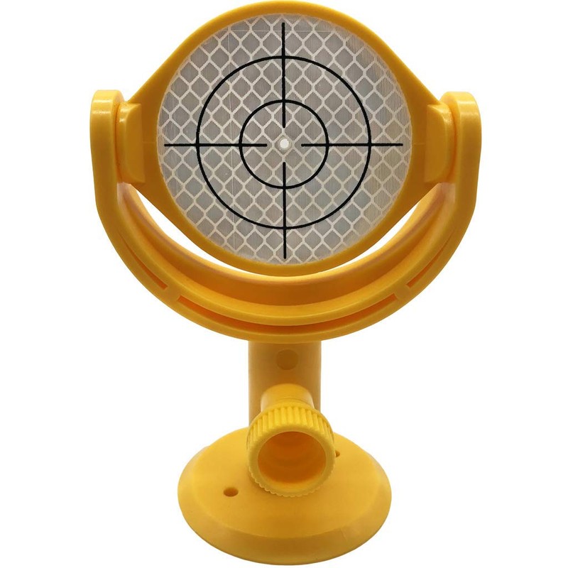 GEOLENI Mini prisma de vigilancia, prisma de topografía reflectante hoja