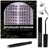 KISSXIAOYA Cluster Eyelash Extension, Lashes, Eyelash Curler, Eyelash Seal, Tweezers,