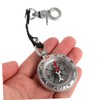 Totority Portable Keychain Compass for Outdoor Navigation Wear Resistant Zinc