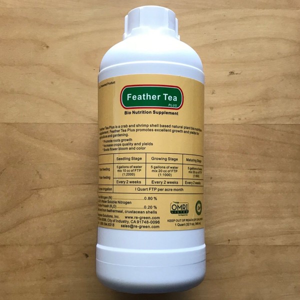 regreen Feather Tea Plus 32 oz Fertilizer 羽毛精 Concentrate Organic