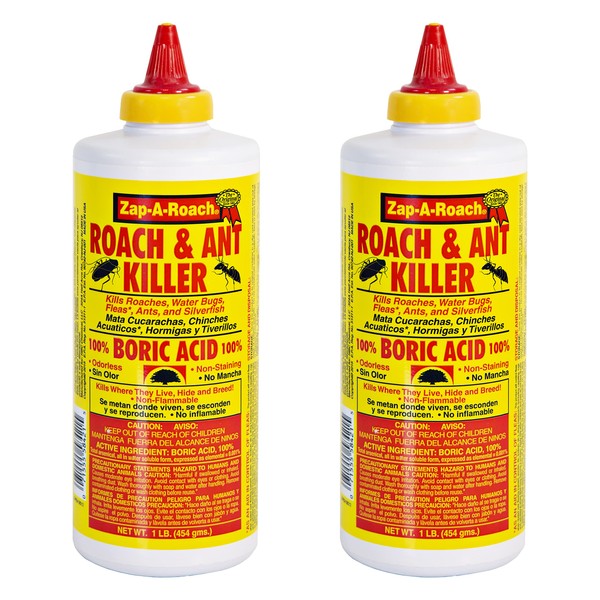 Zap-A-Roach Boric Acid Powder Roach & Ant Killer - (2-Pack)